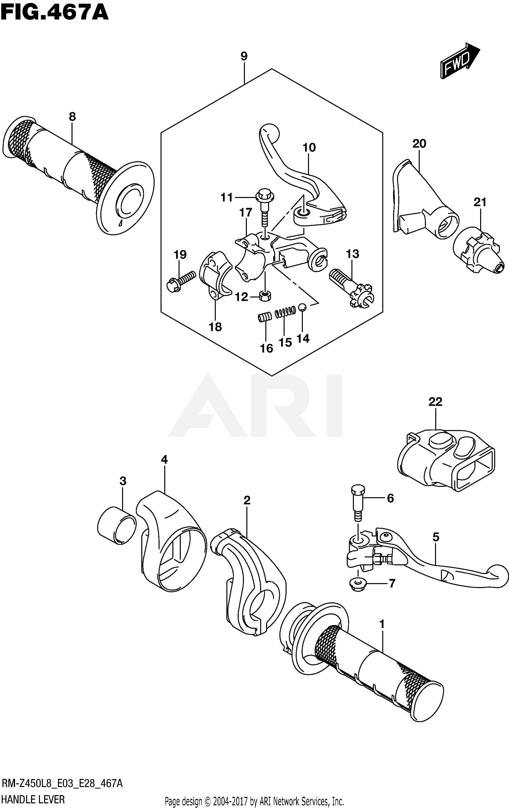 HANDLE LEVER