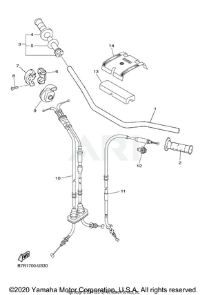 STEERING HANDLE CABLE