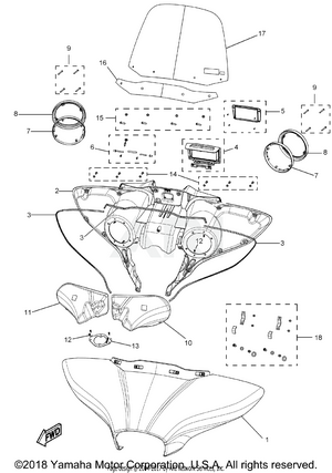 COWLING WINDSHIELD