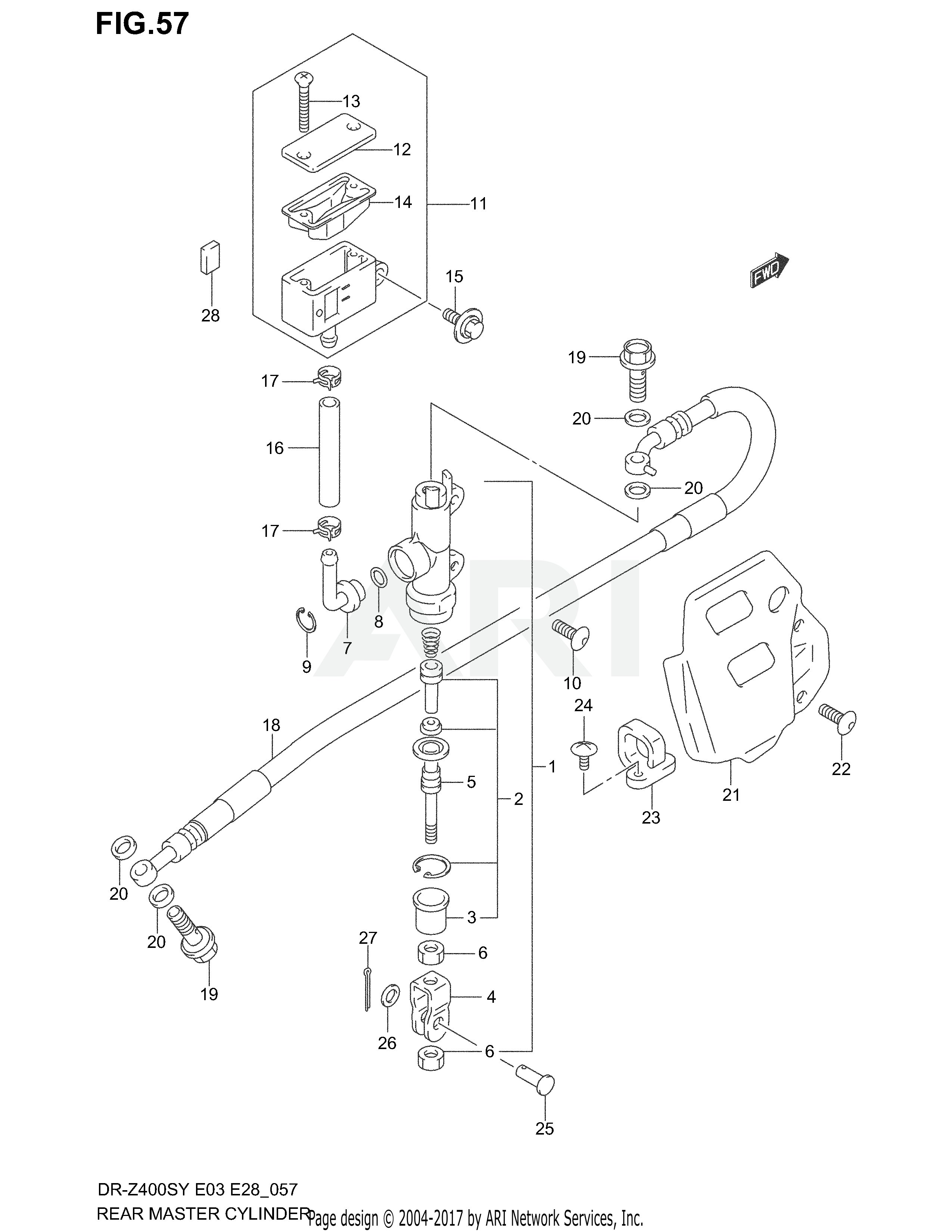 REAR MASTER CYLINDER