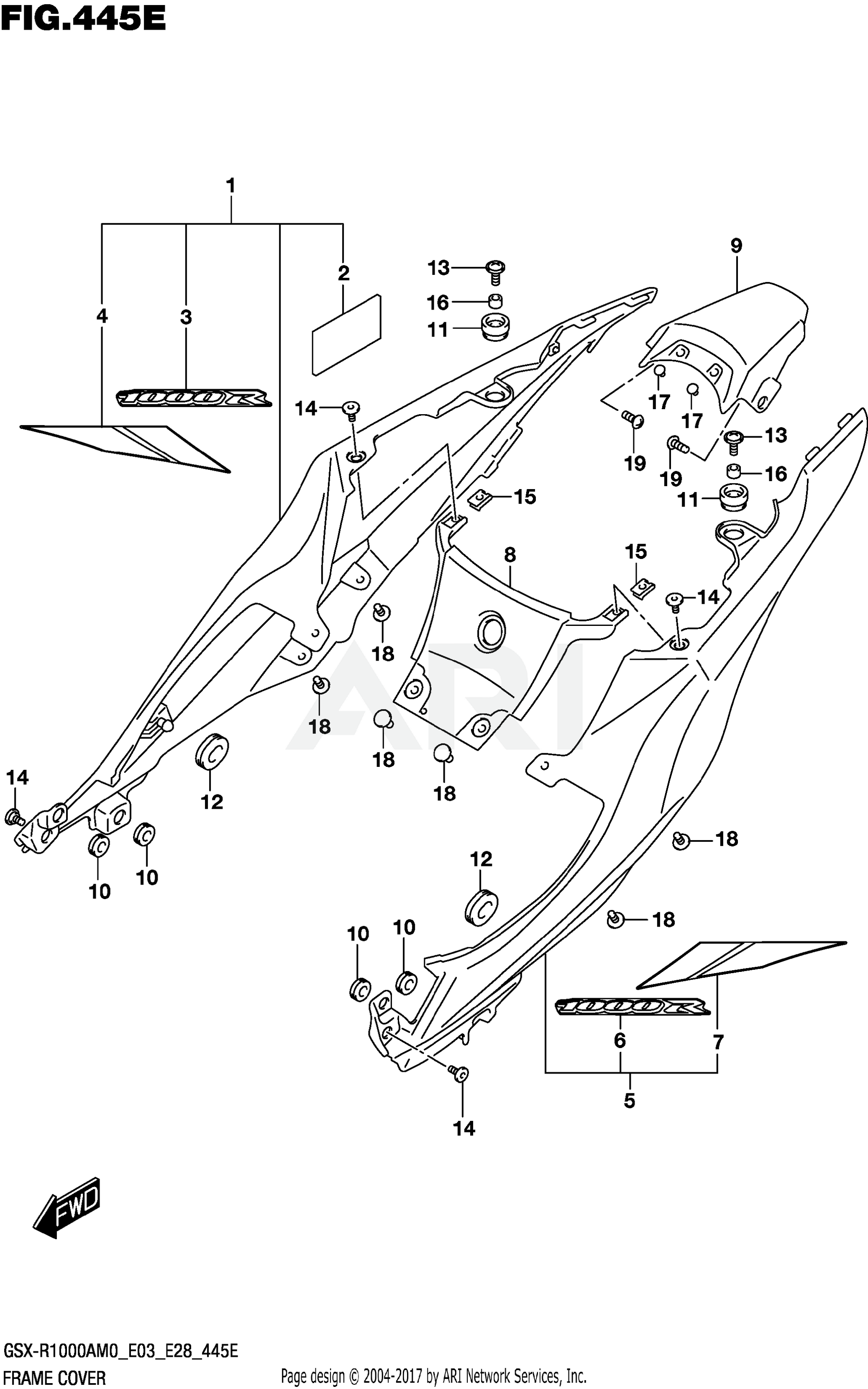 FRAME COVER (GSX-R1000RZA)