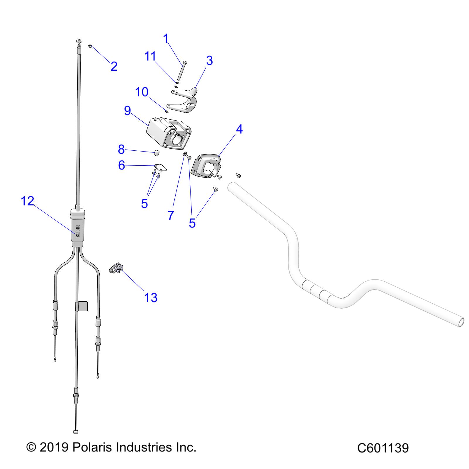 ENGINE, THROTTLE CONTROL ASM. - S20CED5BSL/BSU (C601139)