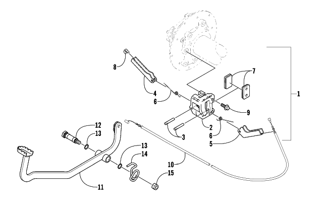 MECHANICAL BRAKE ASSEMBLY