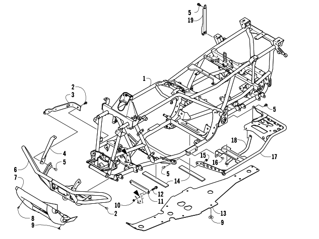 FRAME AND RELATED PARTS