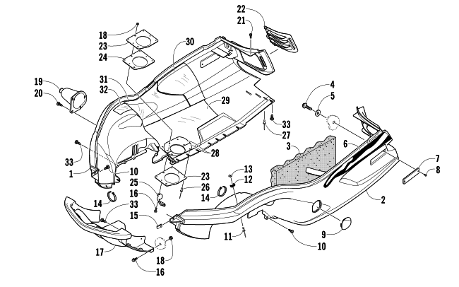 BELLY PAN AND FRONT BUMPER ASSEMBLY