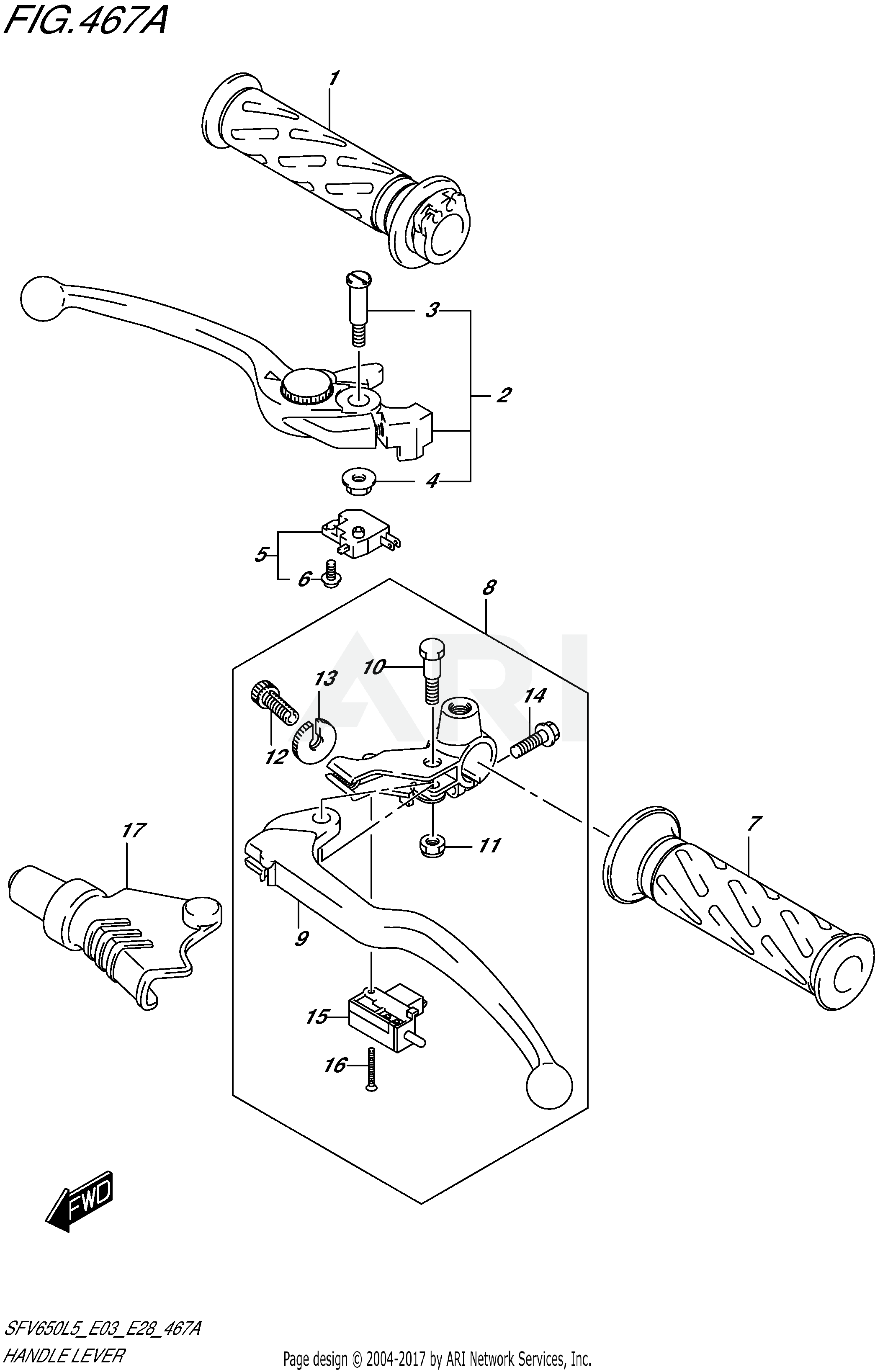 HANDLE LEVER