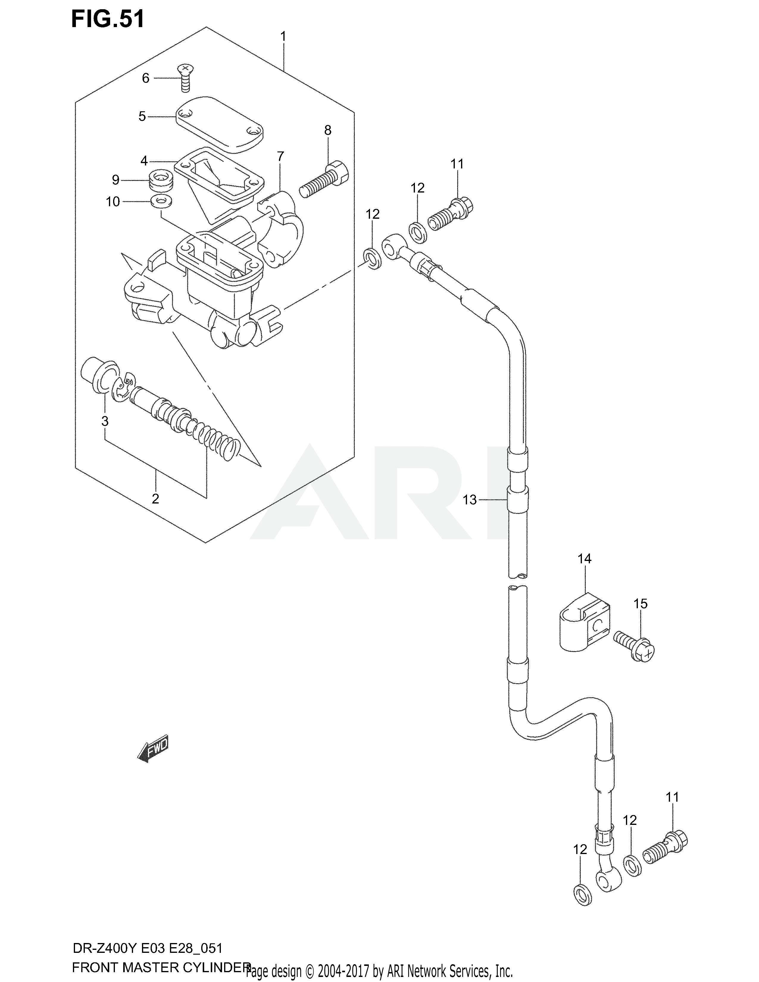 FRONT MASTER CYLINDER