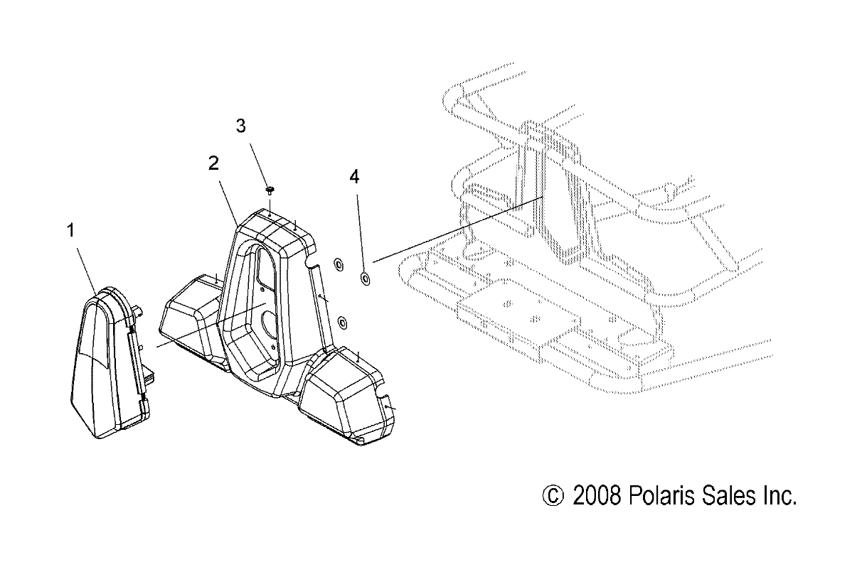 ELECTRICAL, TAILLIGHT ASM. - S11PU6MSL/MEL (49SNOWTAILLIGHT09WIDE)