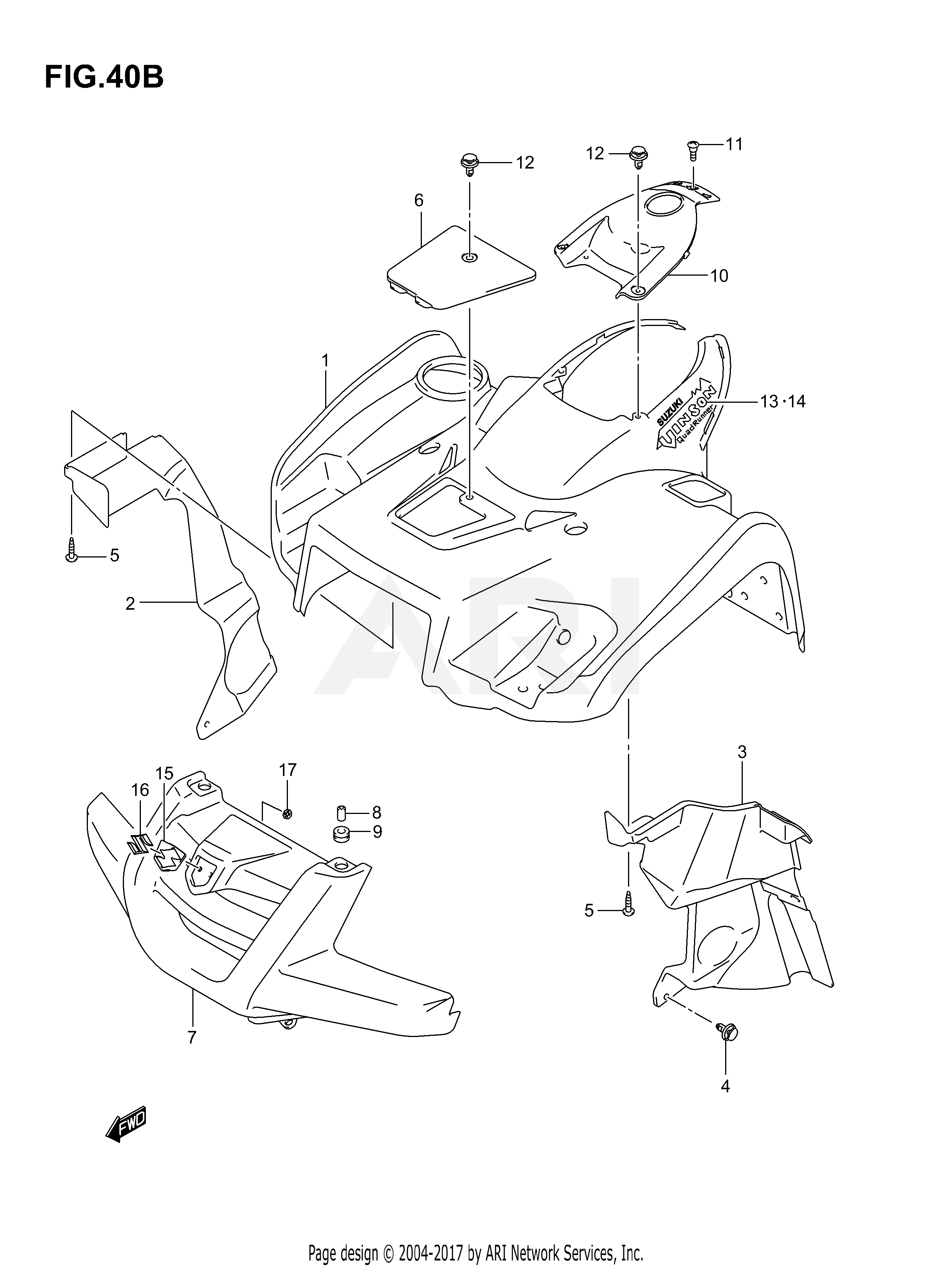 FRONT FENDER (MODEL K6)