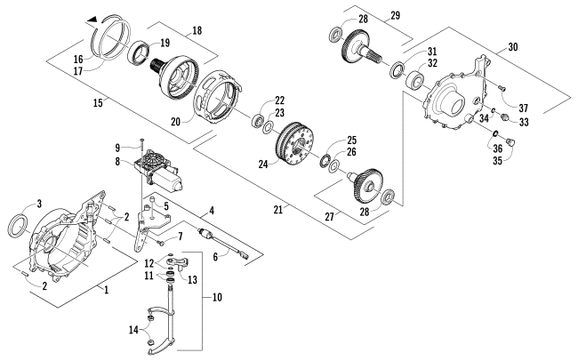 GEARCASE ASSEMBLY