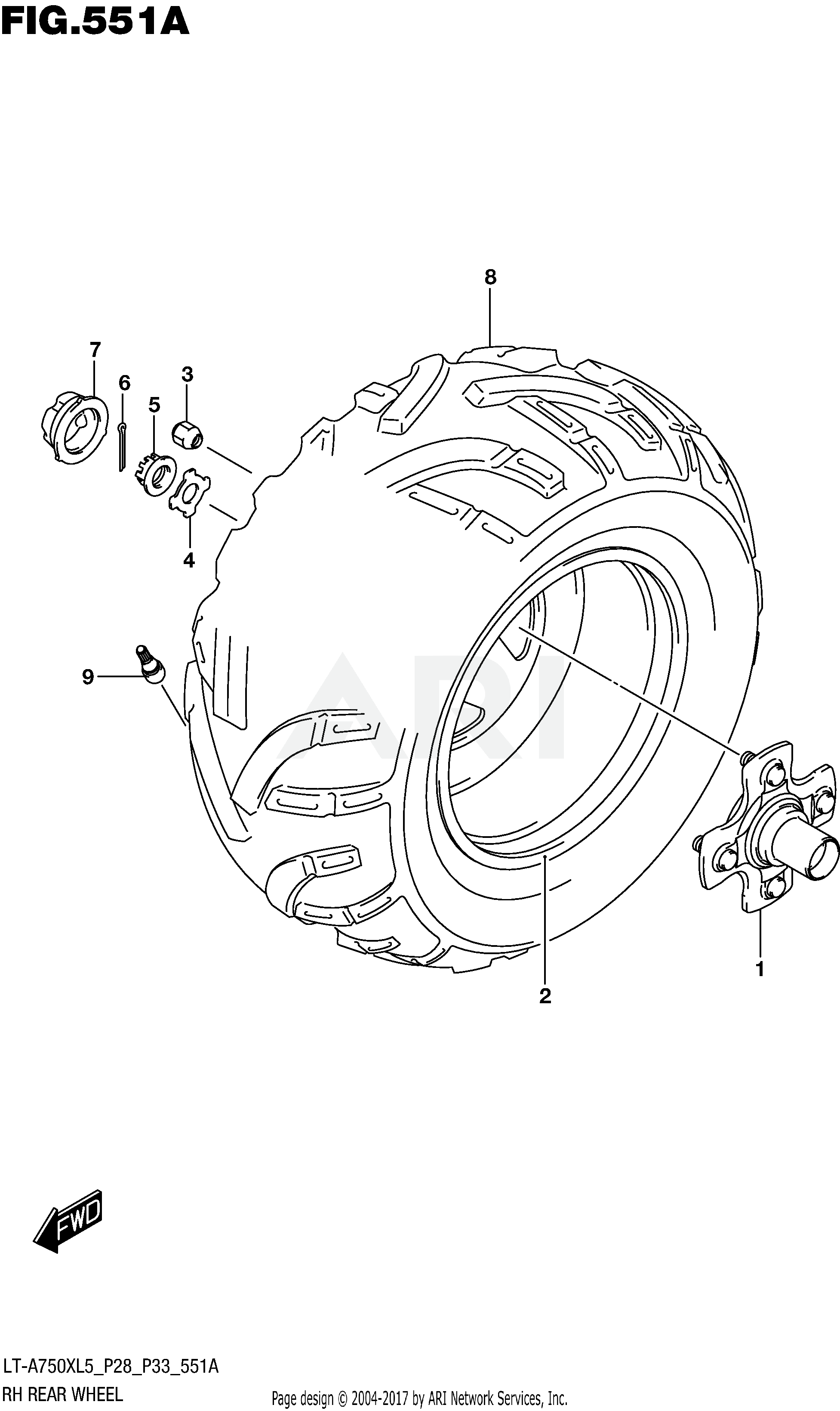 RH REAR WHEEL