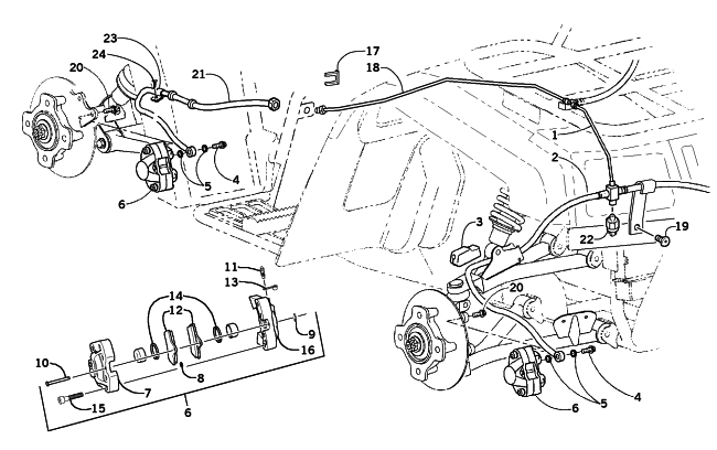 HYDRAULIC BRAKE ASSEMBLY