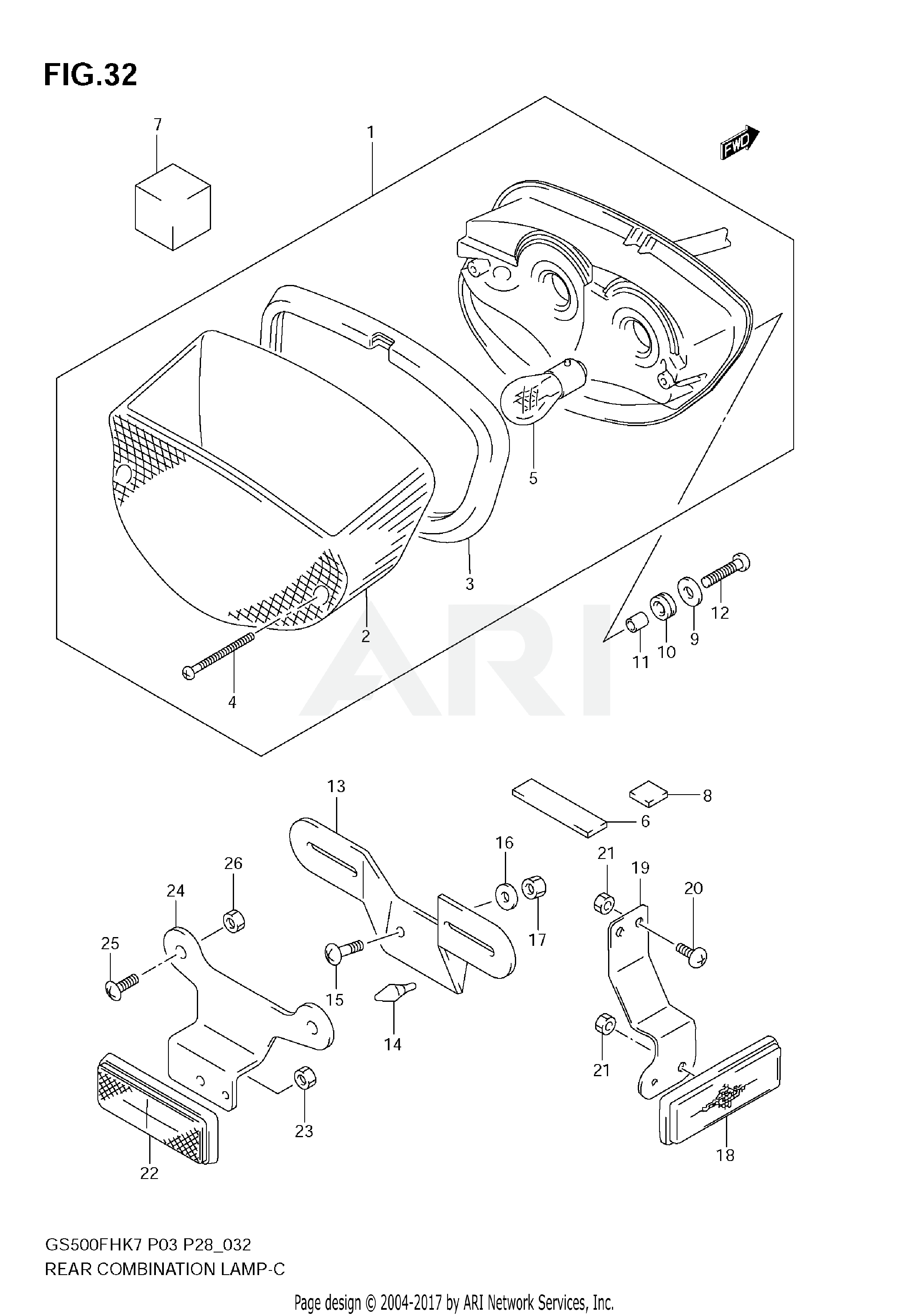 REAR COMBINATION LAMP