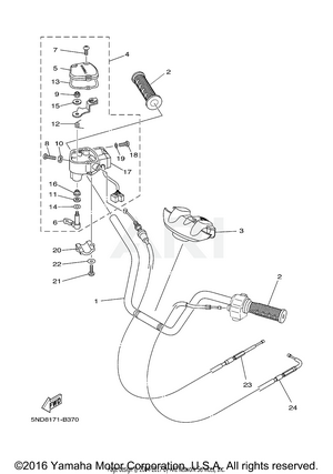 STEERING HANDLE CABLE