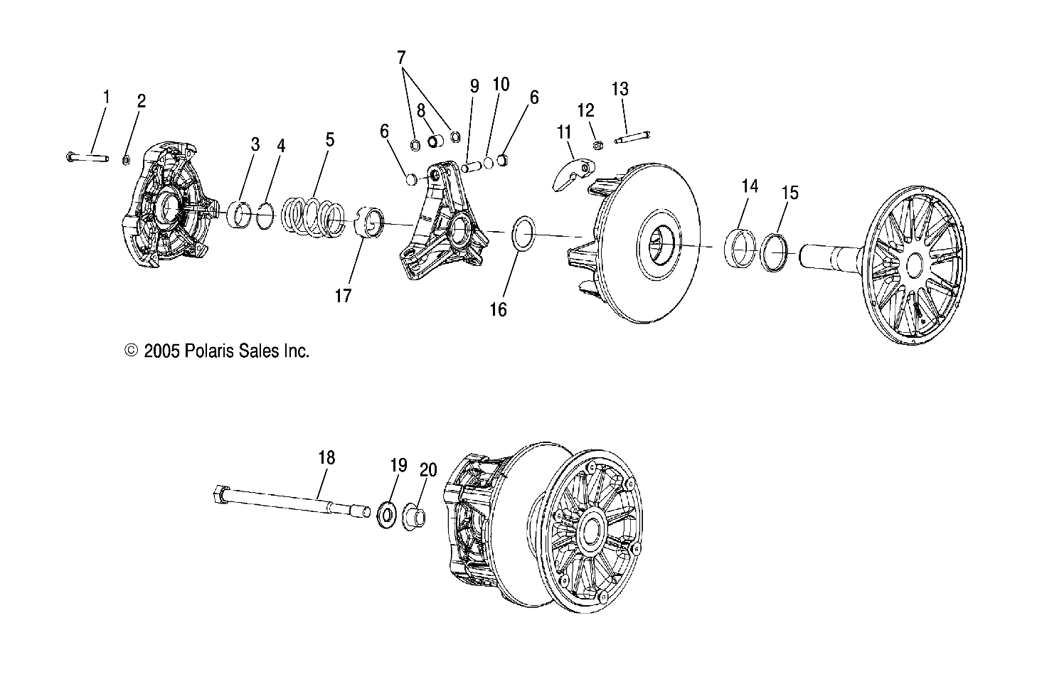 DRIVE CLUTCH - S06PS6FS/FSA (4997459745C04)