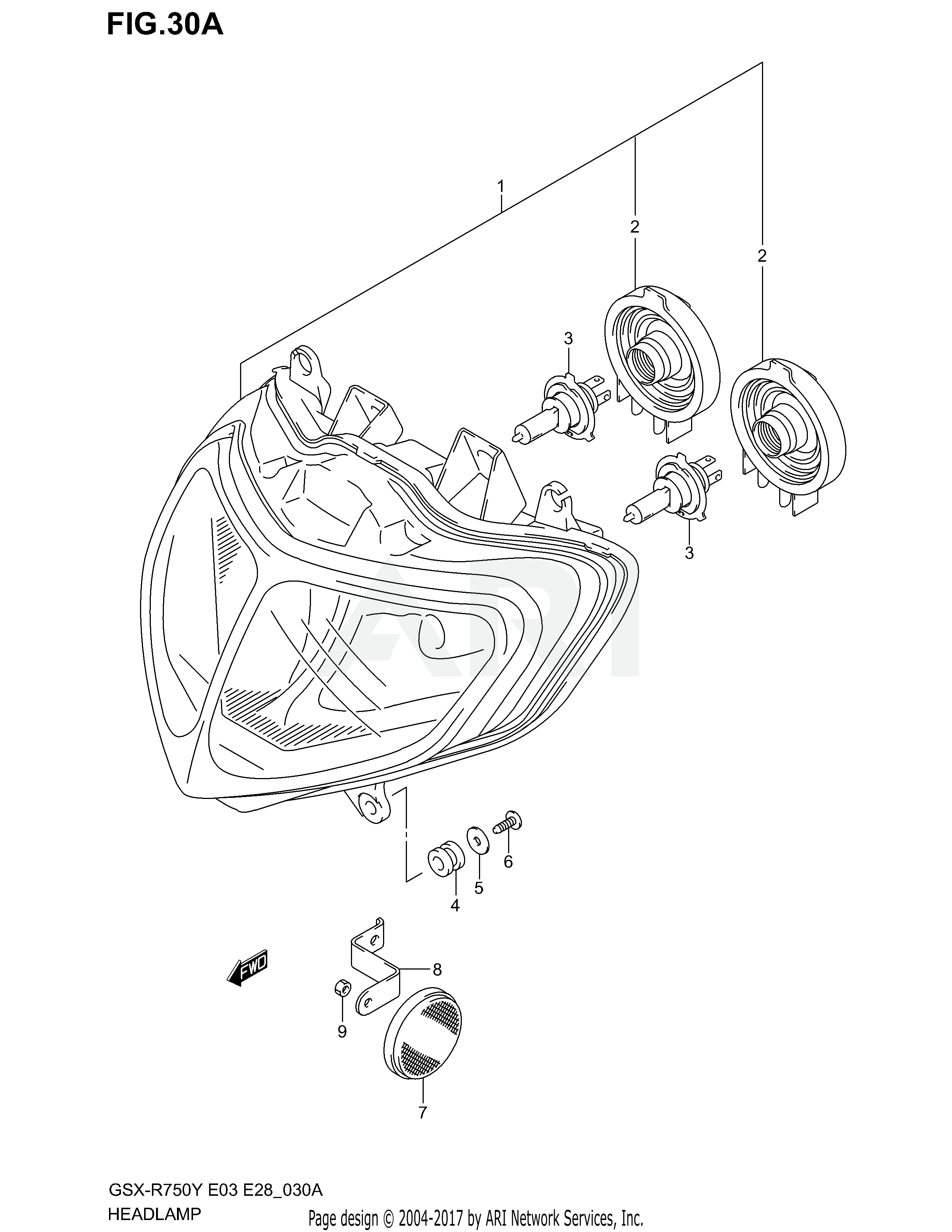 HEADLAMP (MODEL K2/K3)