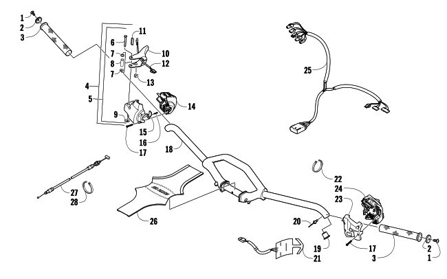 HANDLEBAR AND CONTROLS