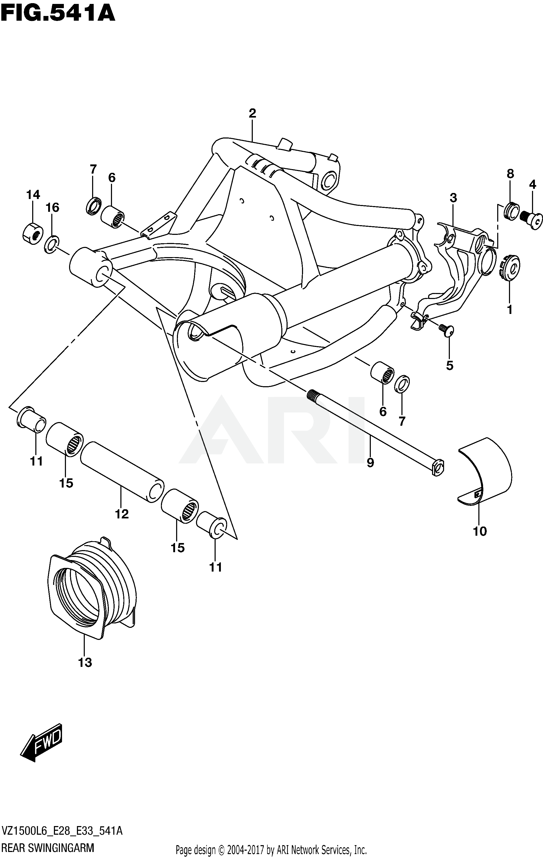 REAR SWINGINGARM