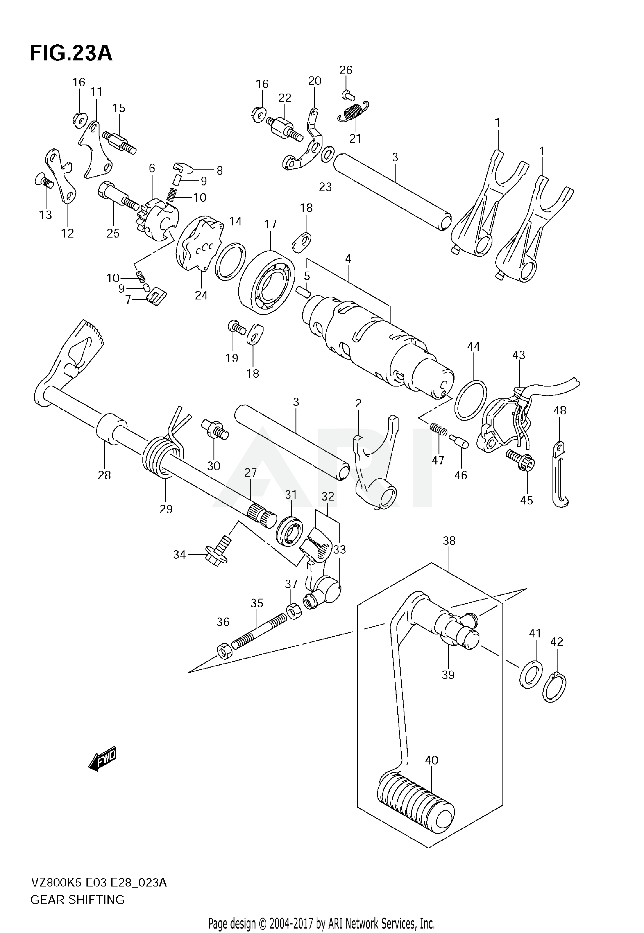 GEAR SHIFTING (MODEL K9)