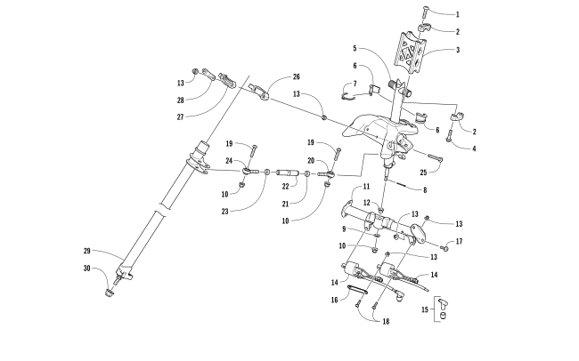 STEERING POST ASSEMBLY