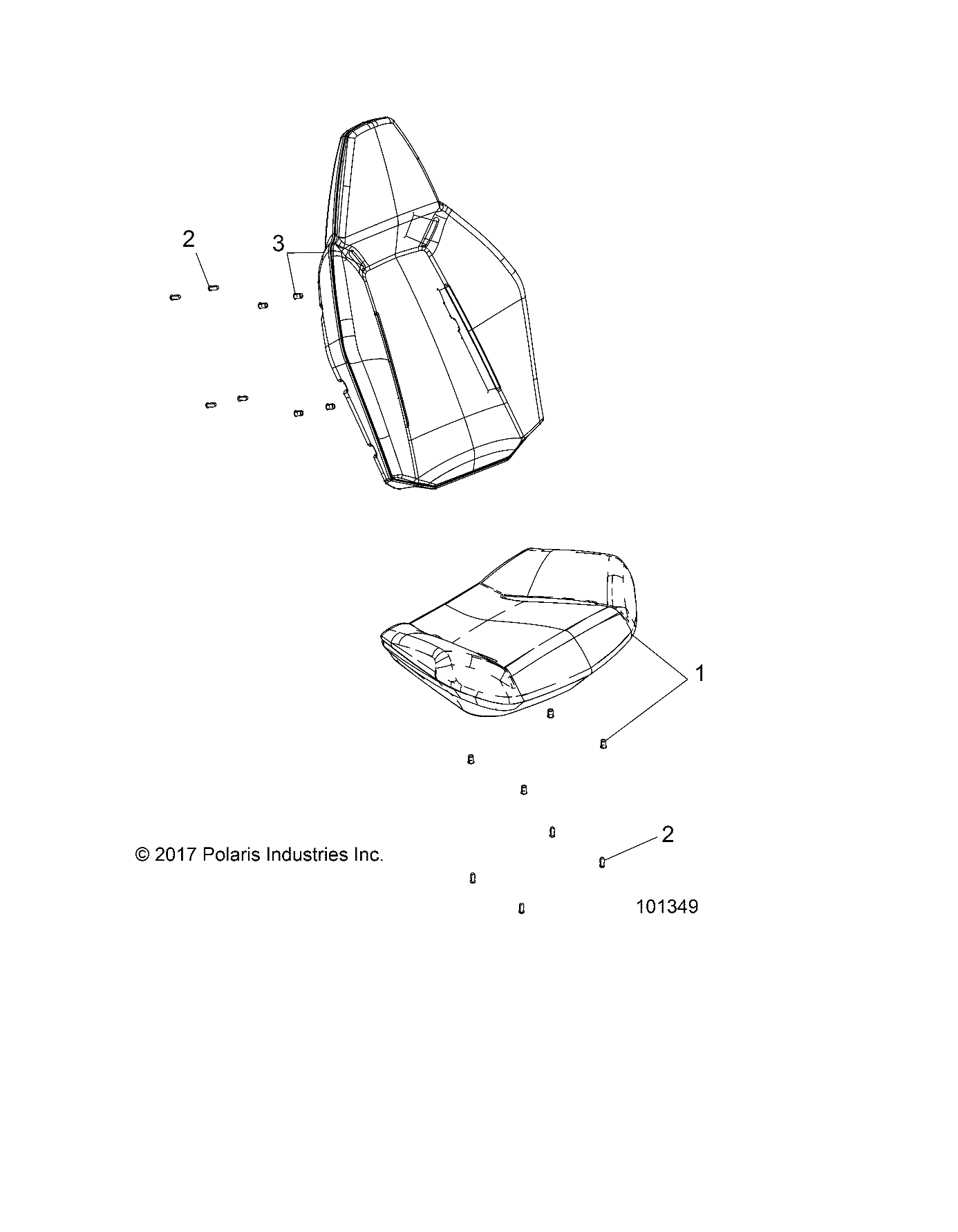 BODY, SEAT ASM. - A19DAE57A4 (101349)