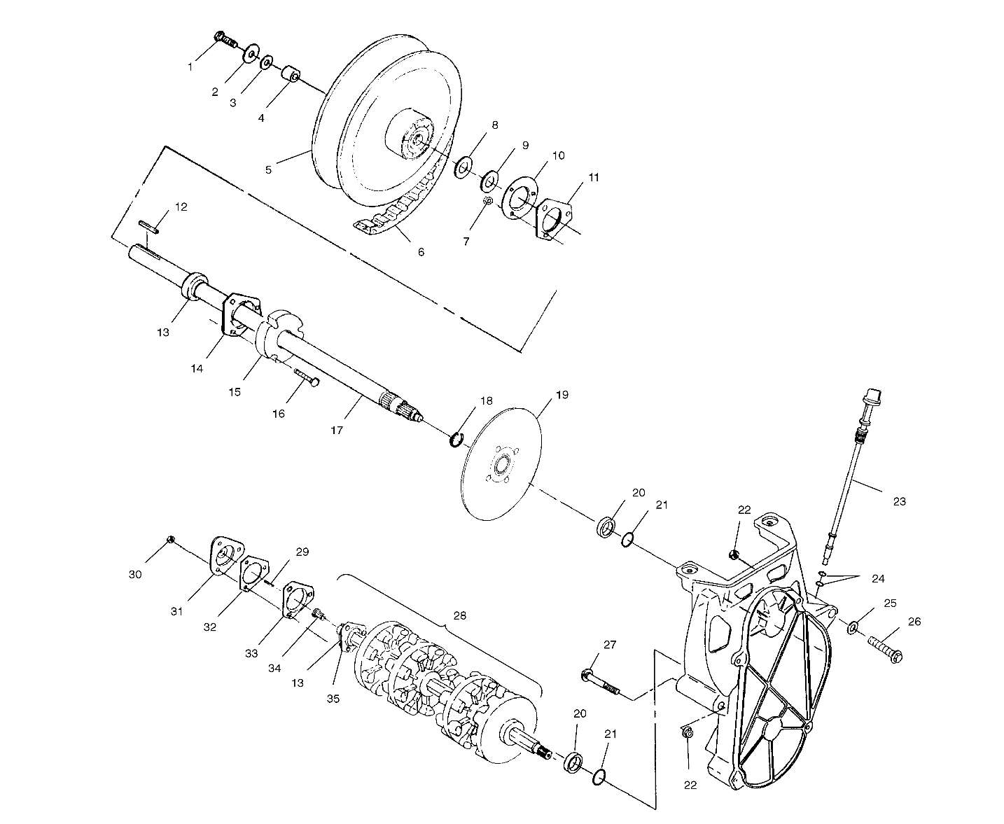 DRIVE TRAIN - S00SB8AS (4954015401b007)