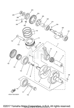 CRANKSHAFT PISTON