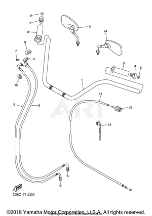 STEERING HANDLE CABLE