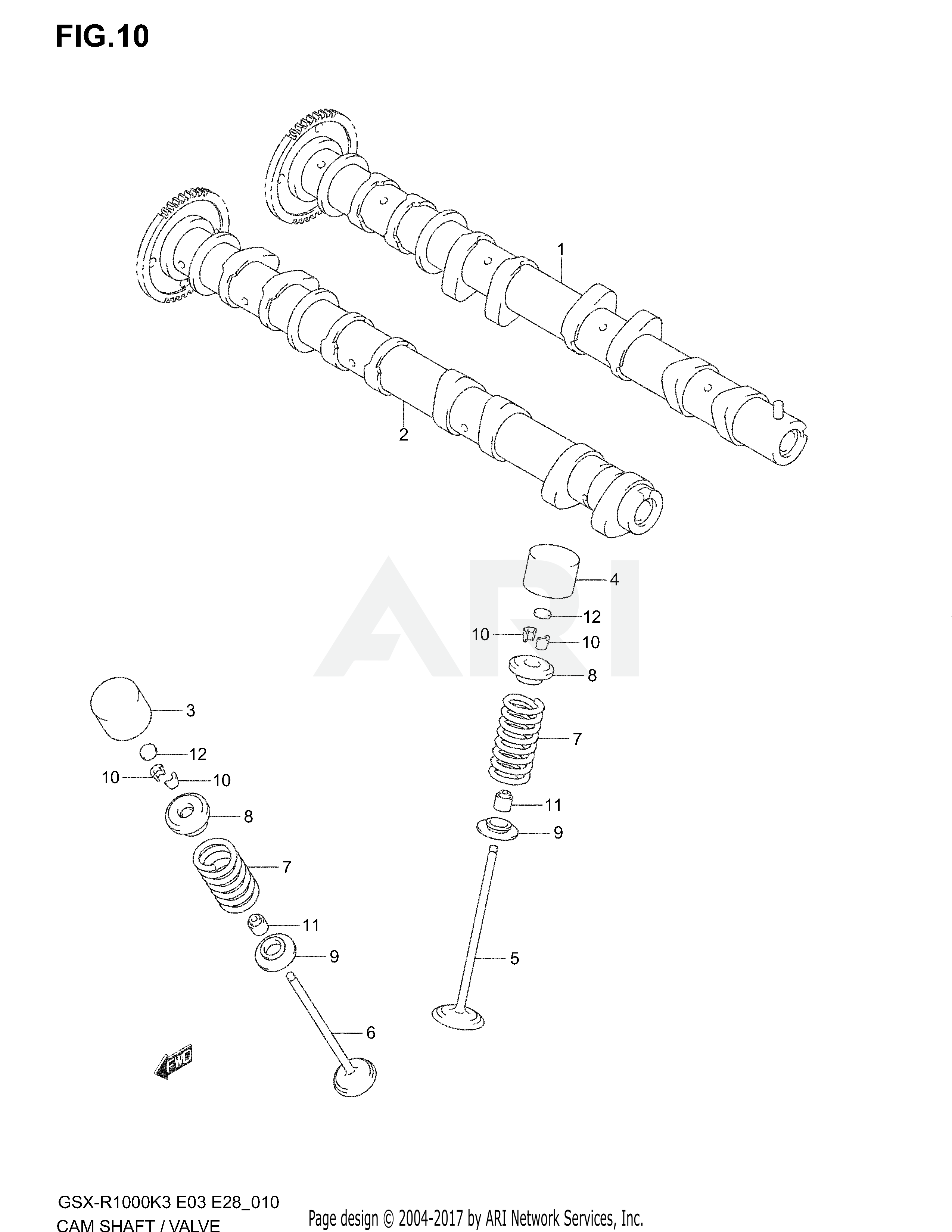 CAM SHAFT - VALVE