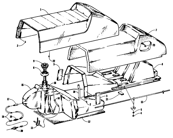 SEAT AND GAS TANK ASSEMBLIES