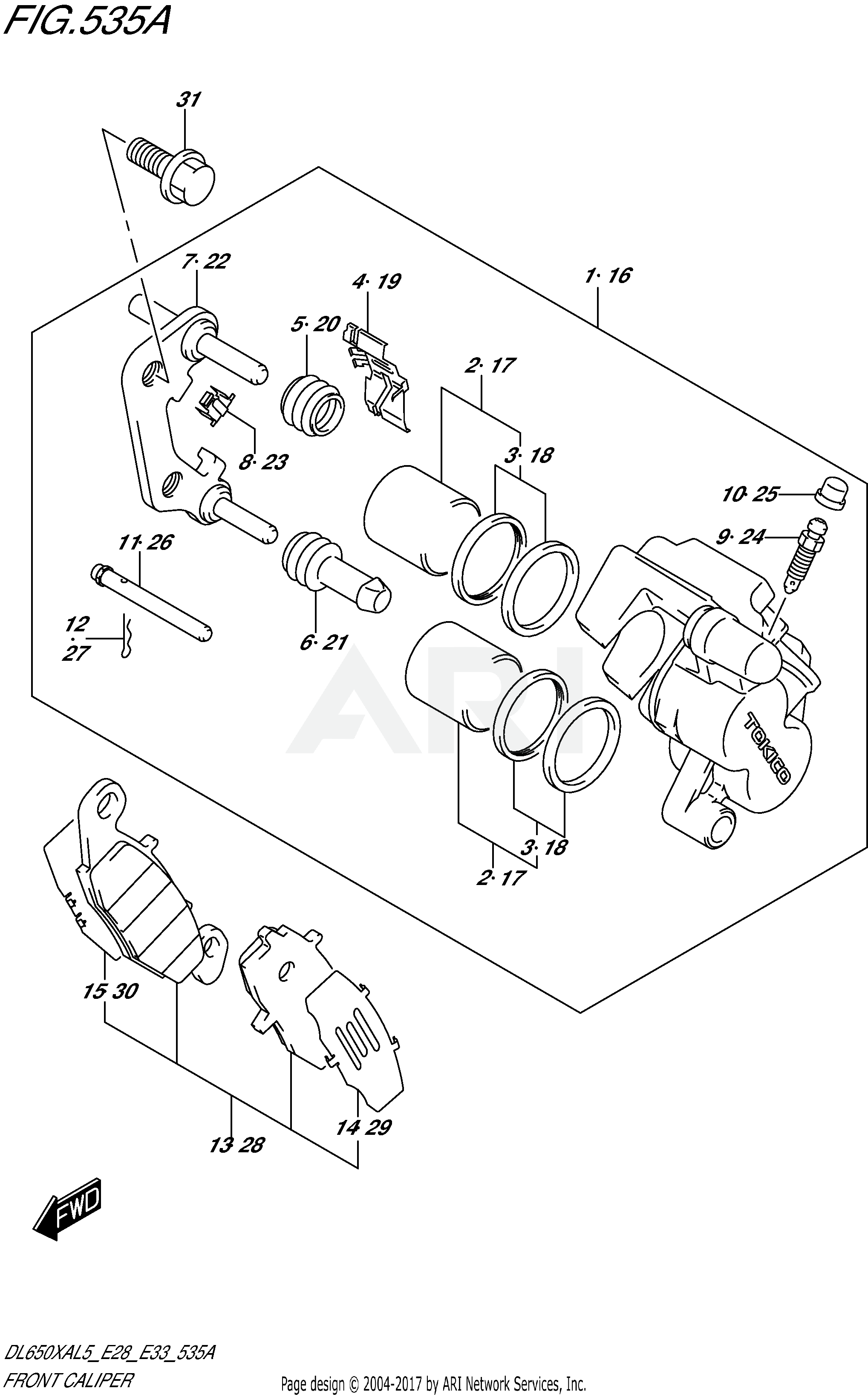 FRONT CALIPER