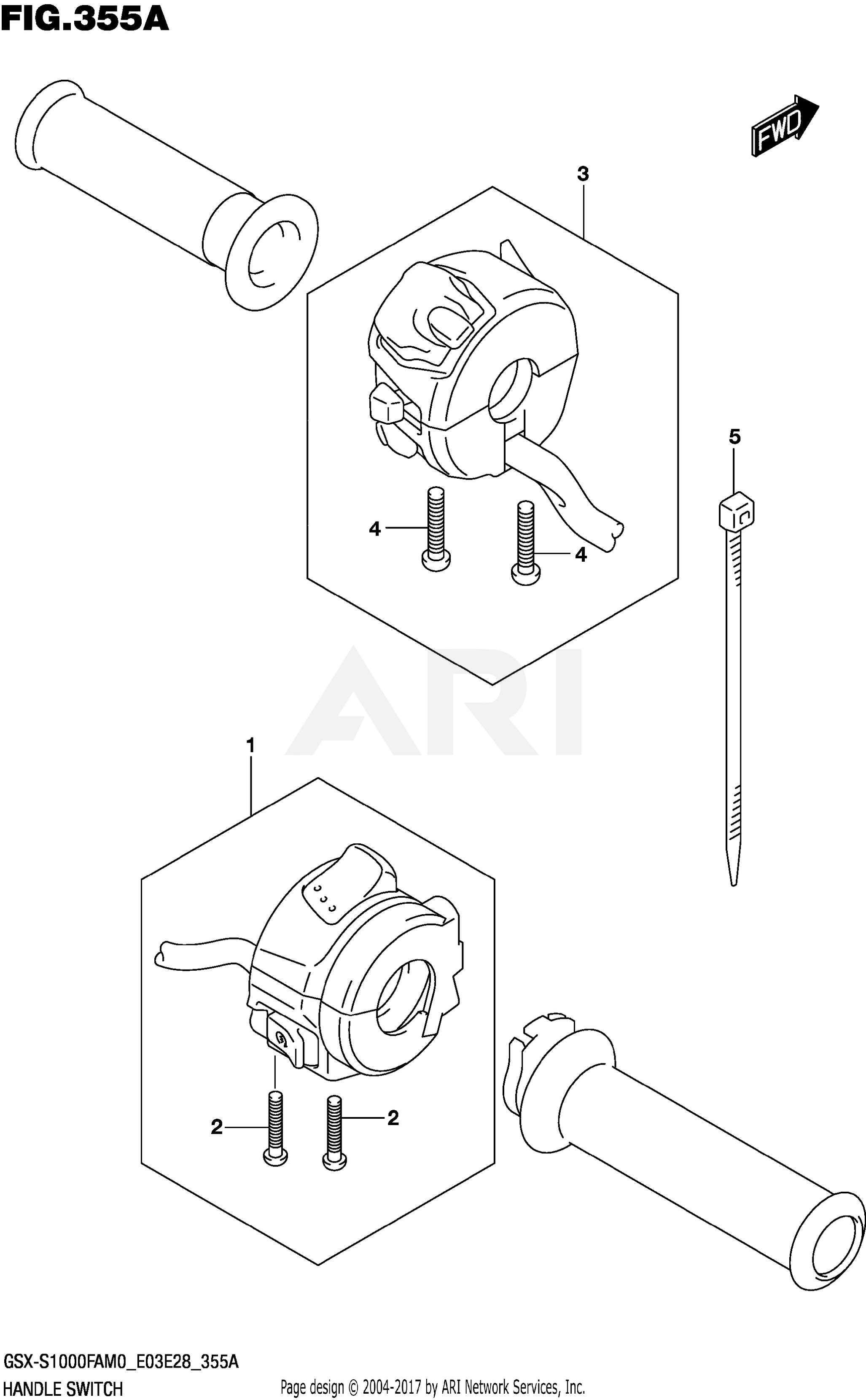 HANDLE SWITCH (E03,E33)