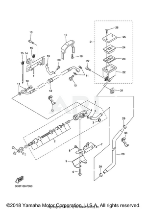 REAR MASTER CYLINDER