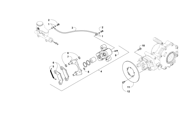 REAR BRAKE ASSEMBLY