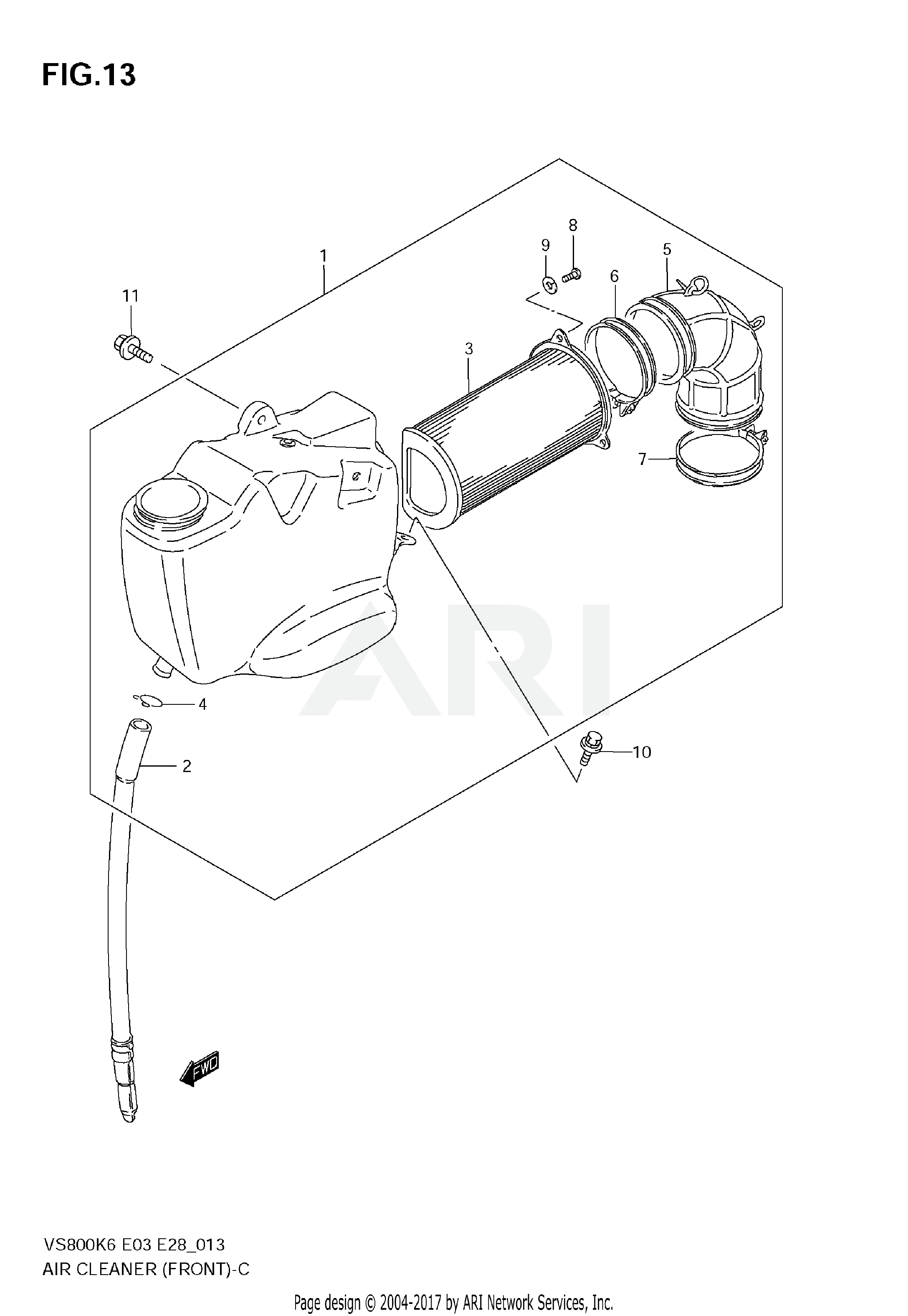 AIR CLEANER (FRONT)