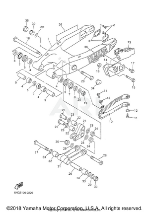 REAR BRAKE CALIPER