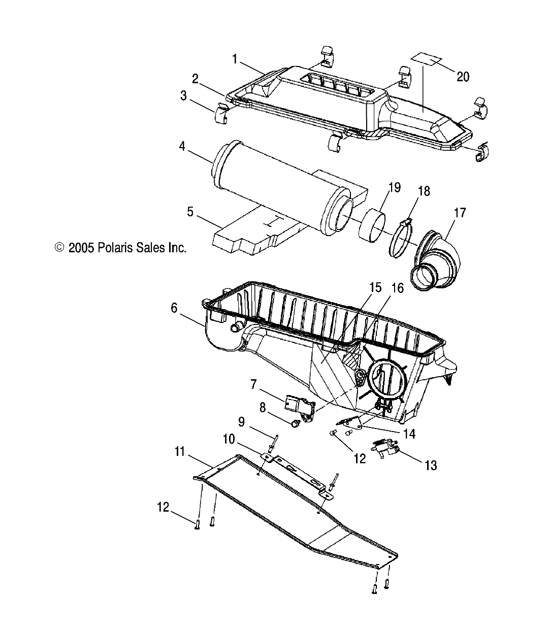 AIR INTAKE SYSTEM - S06PS7FS (4997479747C14)