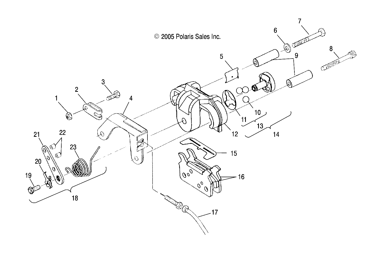 BRAKE - S06SU4BS (4997559755B08)