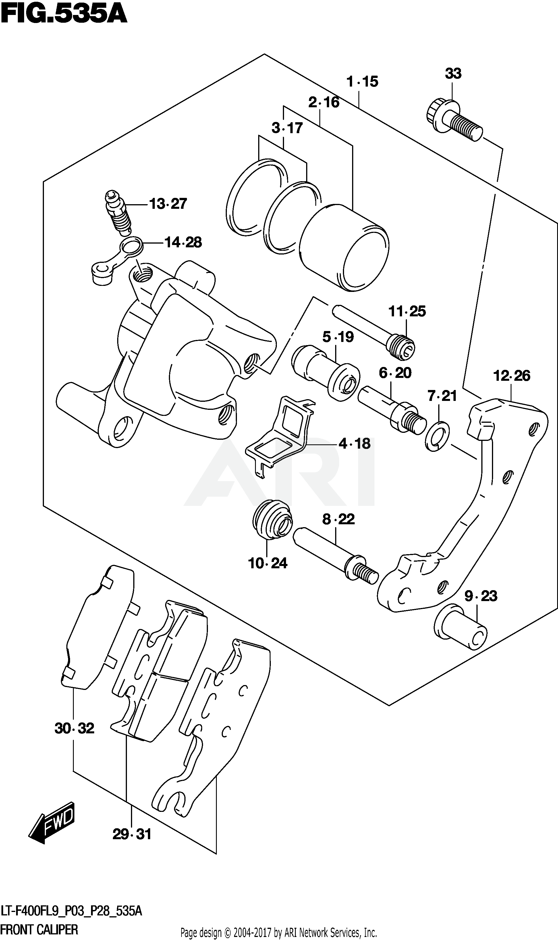 FRONT CALIPER