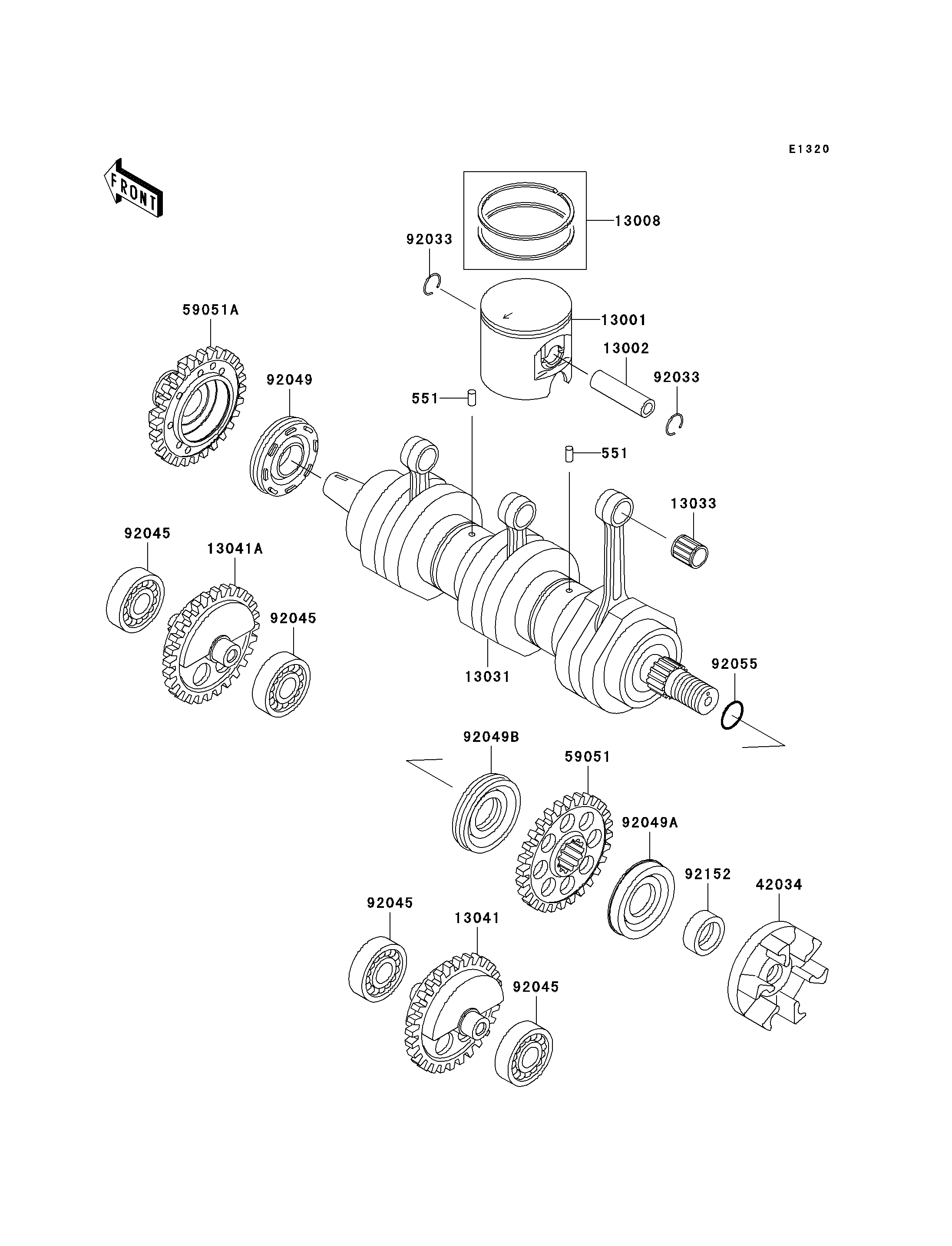 Crankshaft/Piston(s)