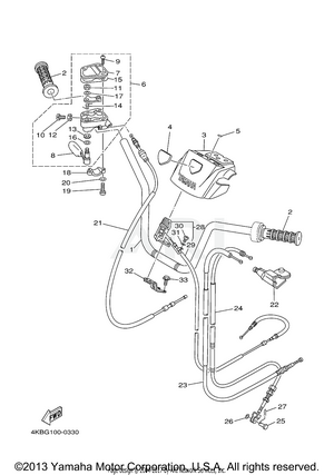 STEERING HANDLE CABLE