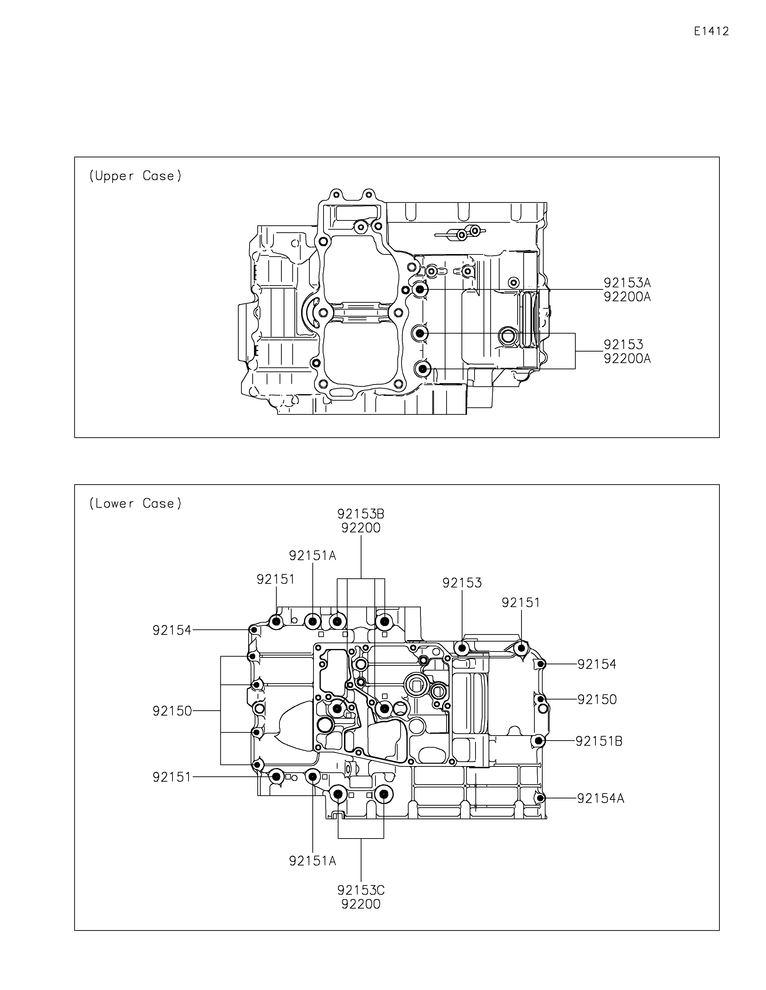 Crankcase Bolt Pattern