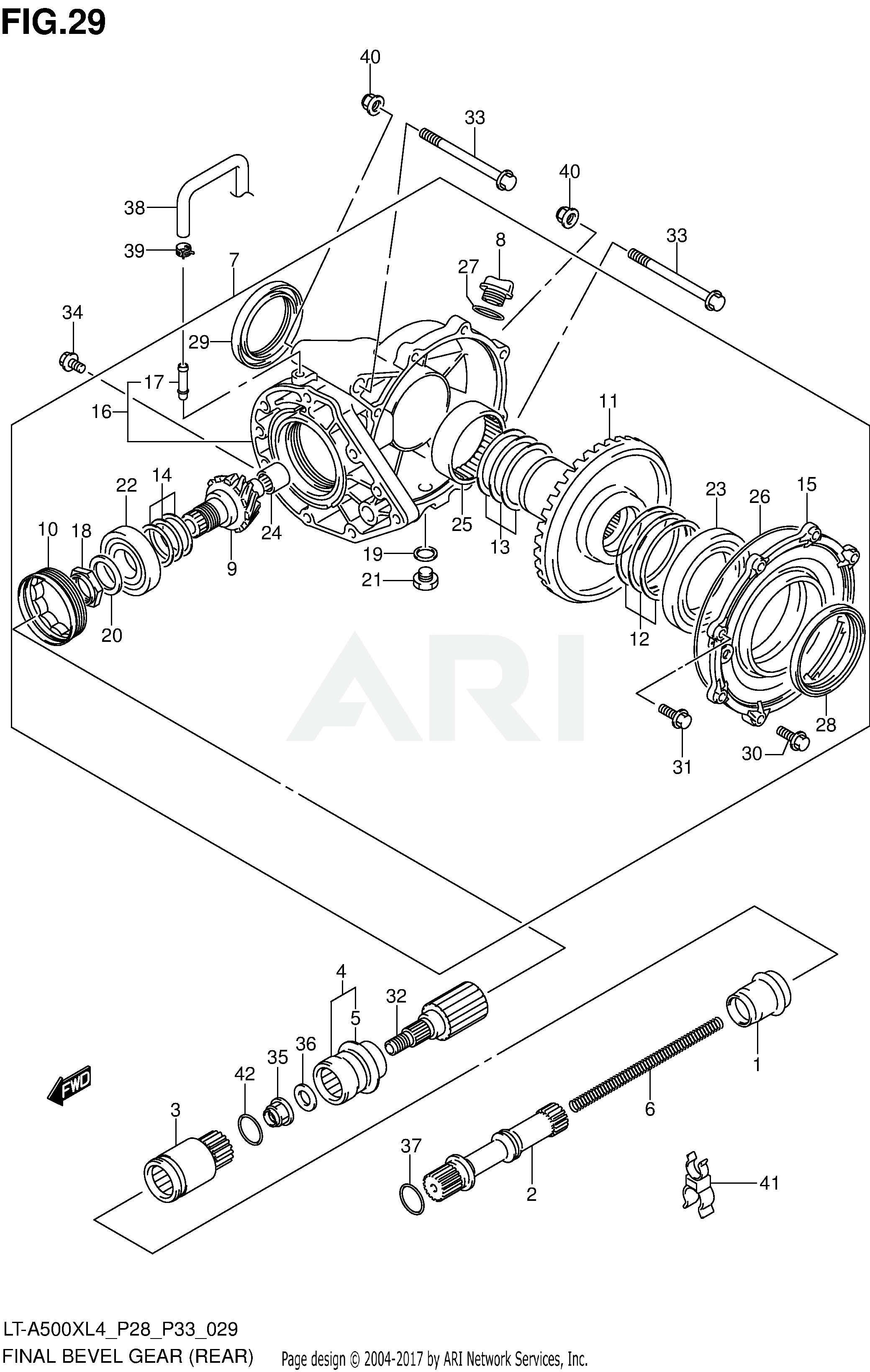 FINAL BEVEL GEAR (REAR)