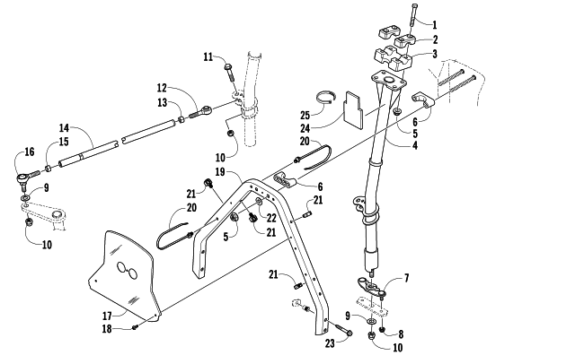 STEERING POST ASSEMBLY