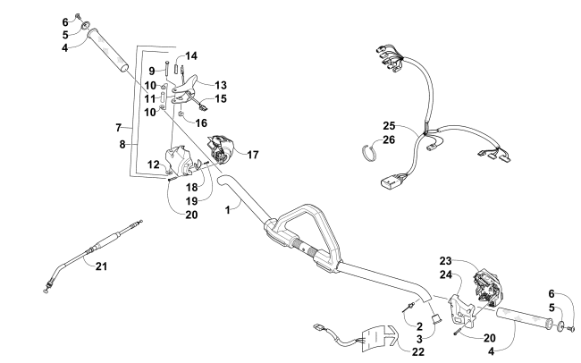 HANDLEBAR AND CONTROLS