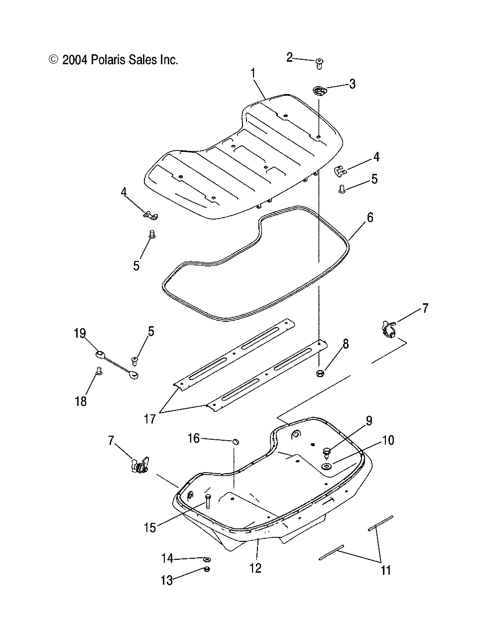 STORAGE, FRONT - A07CL50AA (4995169516A12)