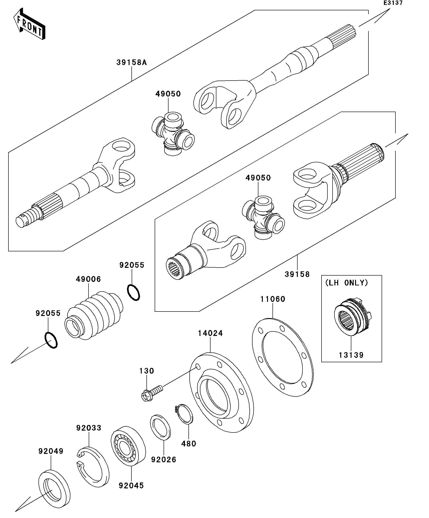 Drive Shaft-Rear