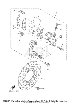 FRONT BRAKE CALIPER