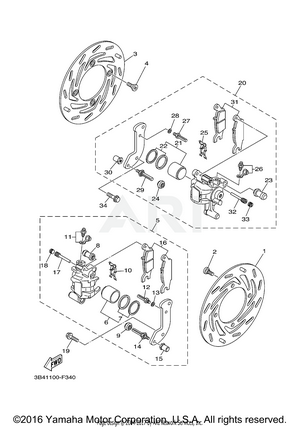 FRONT BRAKE CALIPER