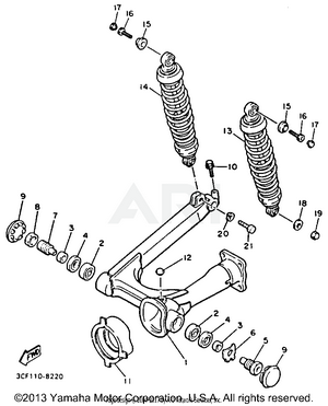 SWING ARM REAR SHOCKS